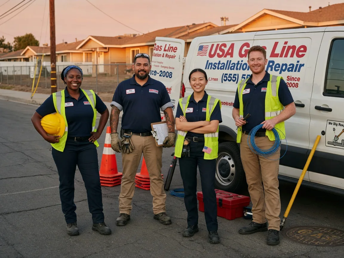 Gas Line Installation company in Plover, IA